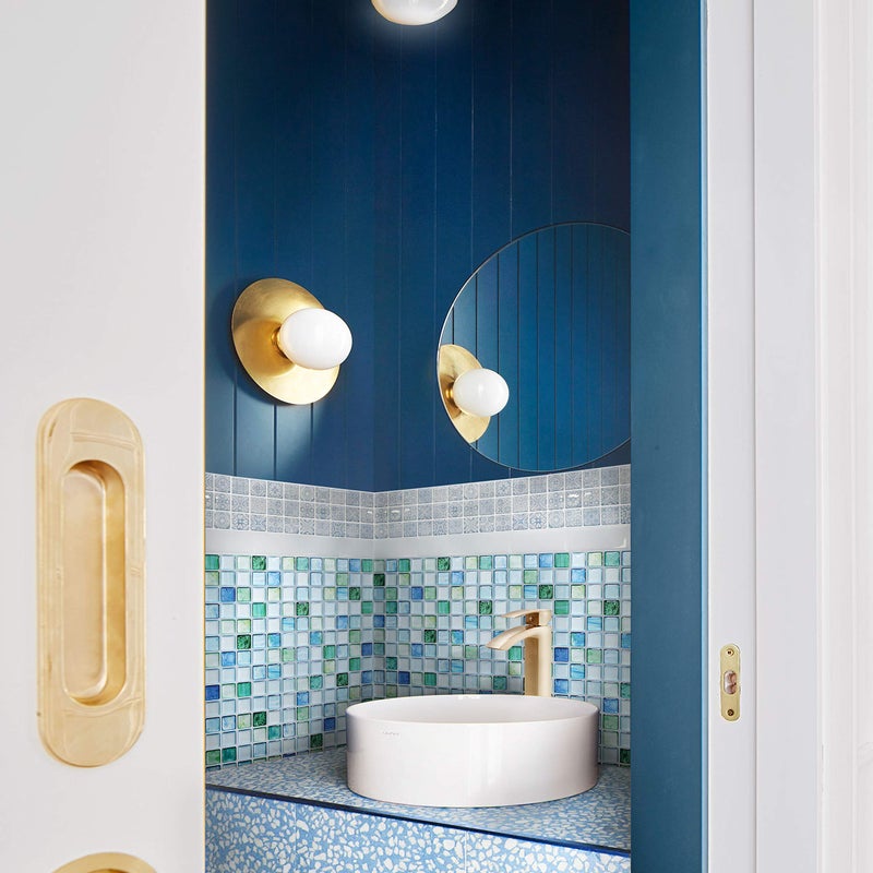 BEAUS TILE Beaustile Decorative Tile Stickers Peel Stick Backsplash Fire Retardant Tile Sheet (Sapphire Blue) (10, 5.28" x 14.8") - Image 5